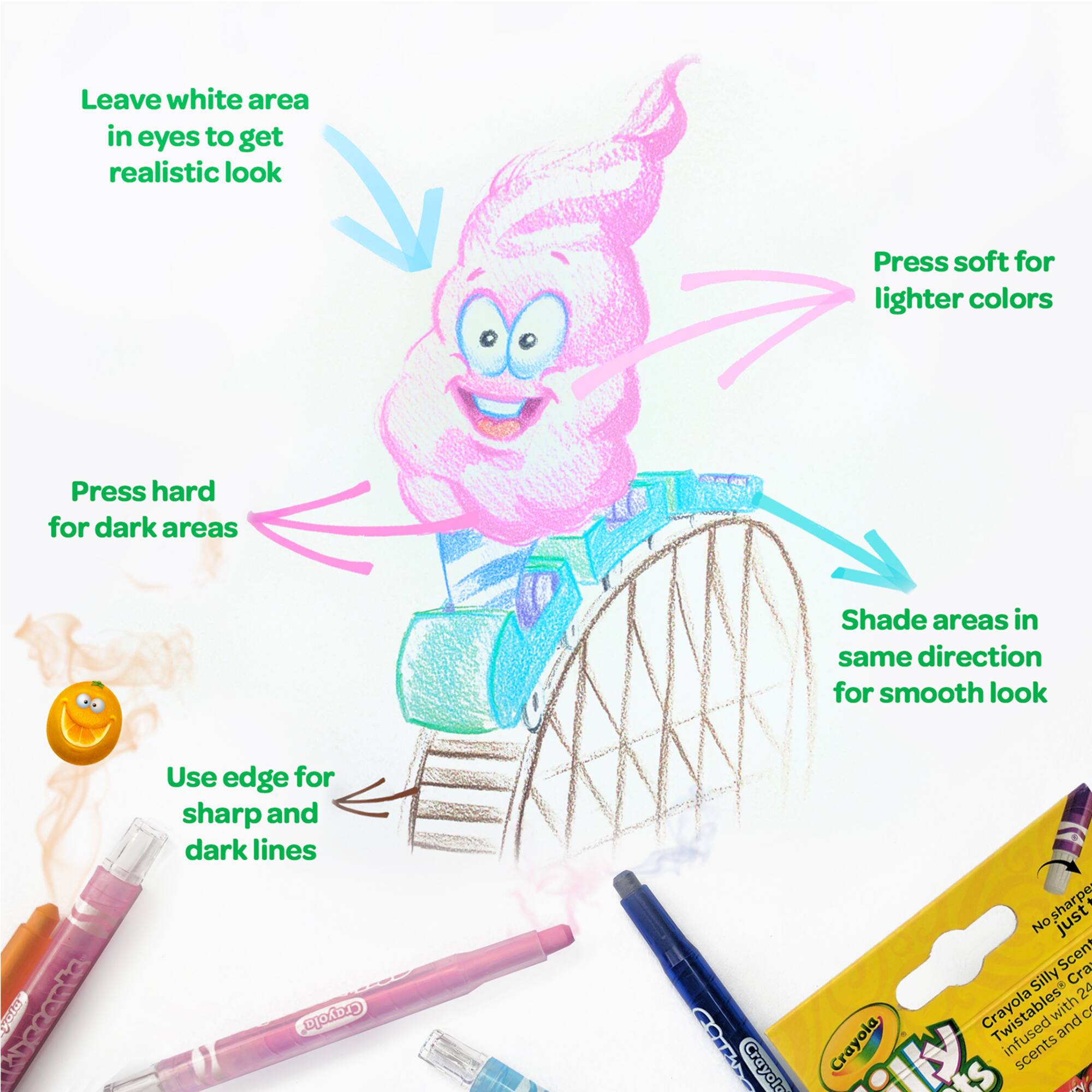 Crayola® Silly Scents™ Mini Twistables®, 24ct.